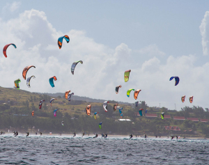 Paradis des kite-surfeurs